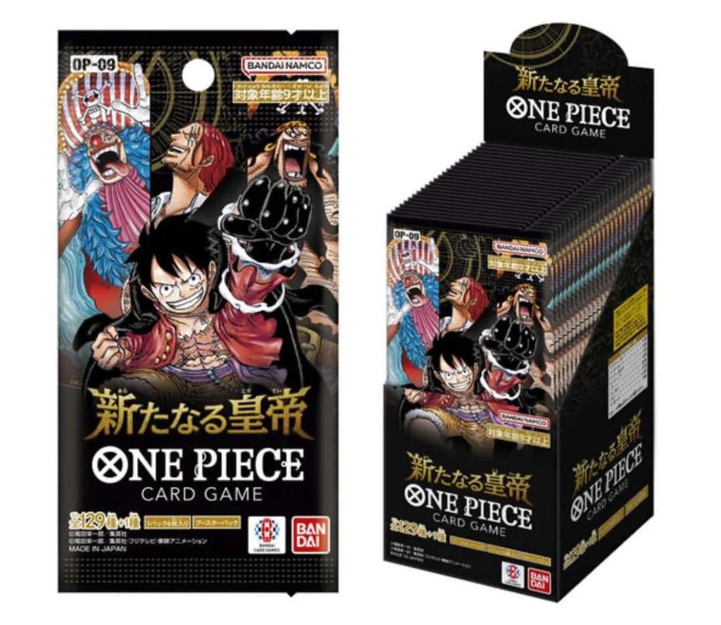 Japanese One Piece Bandai Op09 Booster Boxes & Packs (Opened LIVE)
