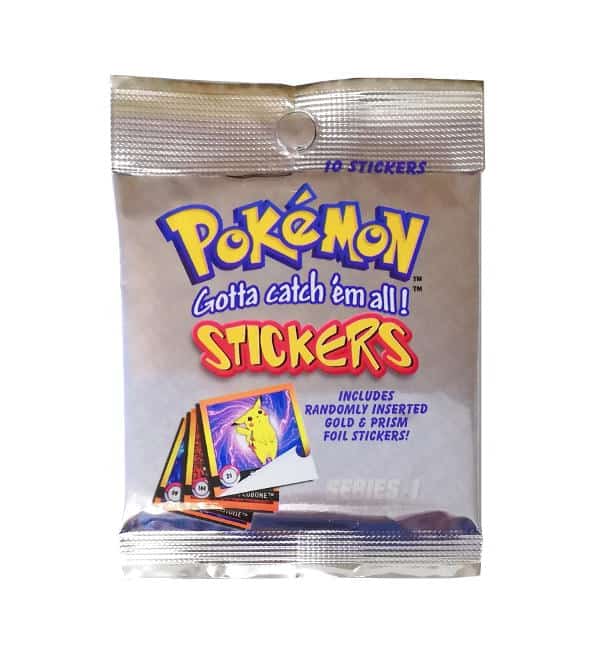 1999 Pokemon Artbox Stickers Series 1 (Opened LIVE)